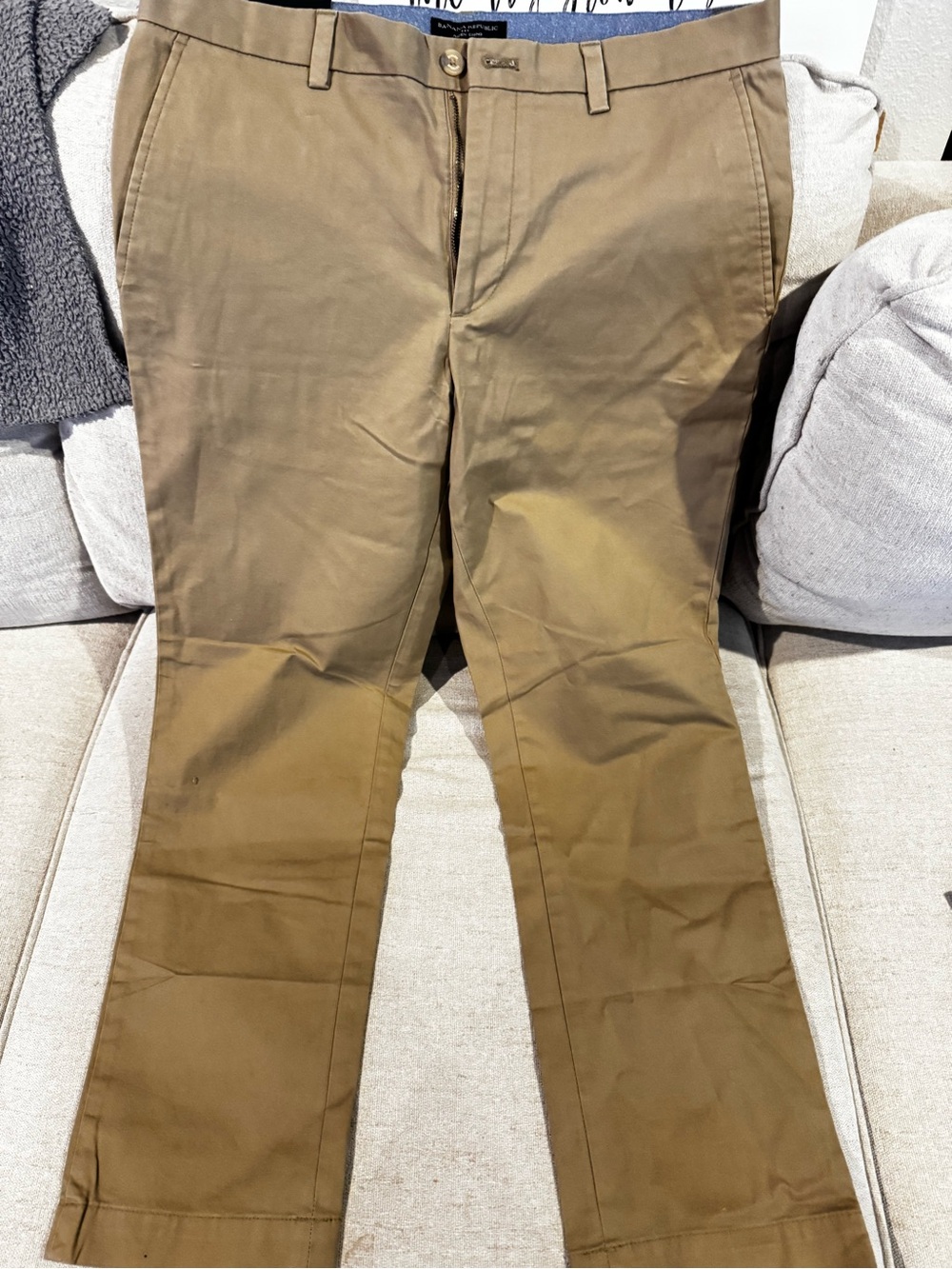 Banana Republic Men's Tan Chino Pants